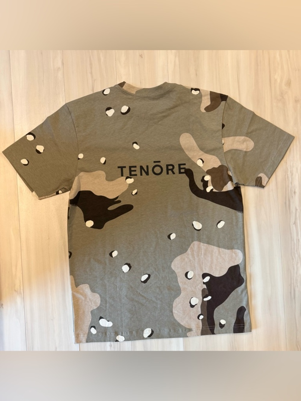 TENORE Classic Logo Camo Tee - Olive & Brown. NWOT. - Picture 4 of 7